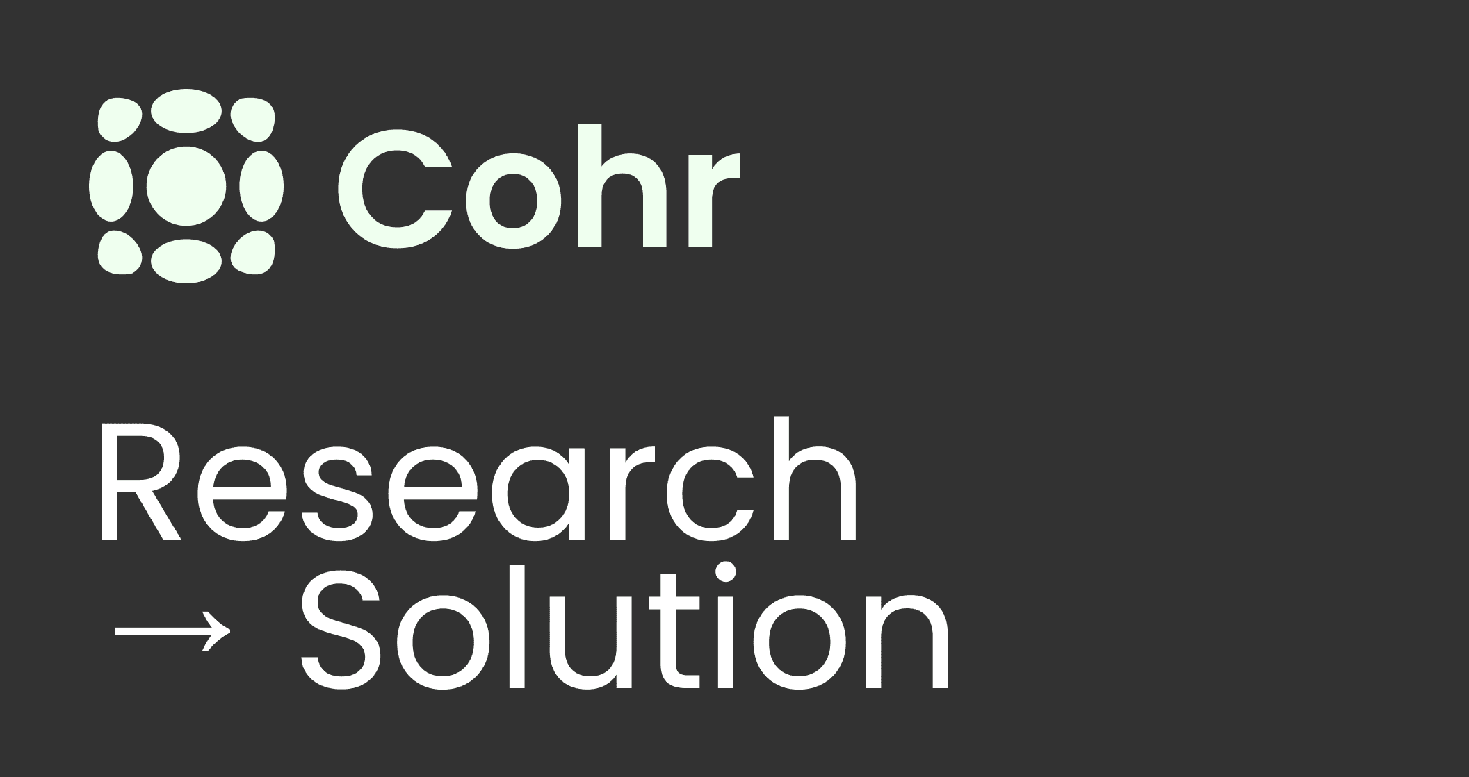 Cohr - Market Research and Product Development
